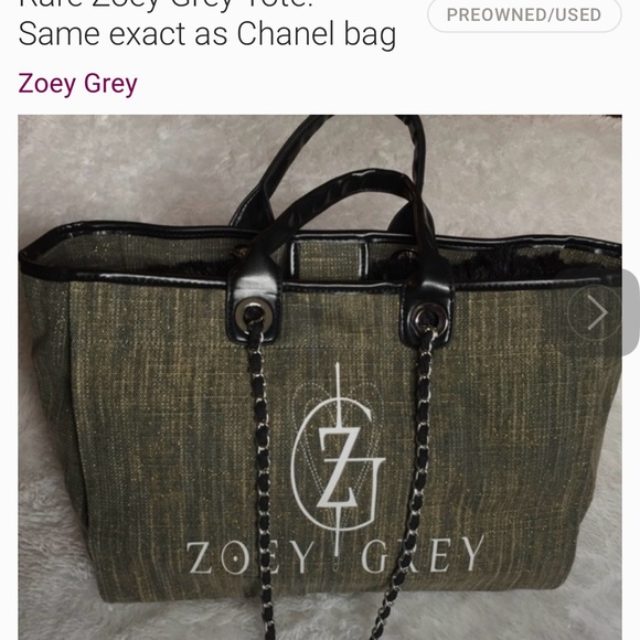 Zoey Grey Tote Bag - Black and gray - Picture 1 of 10